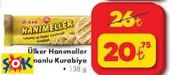 ÜLKER HANIMELLER LİMONLU KURABİYE 138 G